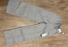 【新品未使用】GU ヘビーウェイトスウェットプルオンパンツ グレー S