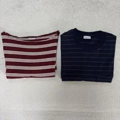 ORCIVAL ストライプ Tシャツ 2枚セット サイズ4