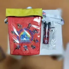 ポップコーンケースとポップコーントングケース付きのセット 赤④