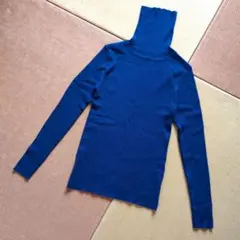 ガトーロマンティック タートルネック ロイヤルブルー