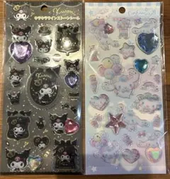 【シナモン クロミ】キラキララインストーンシール 2枚セット