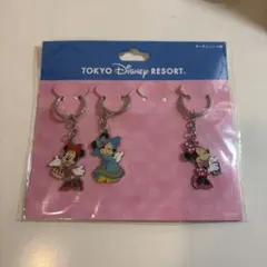 ディズニーリゾート ミニー キーチェーン セット キーホルダー