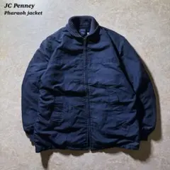 JC Penneyファラオジャケット古着フェードネイビーCBOY80s当時物希少のサムネイル