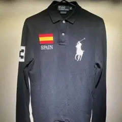 Polo by Ralph Lauren ブラック長袖ポロシャツ XS