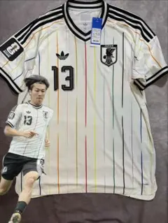 adidas サッカー日本代表 中村敬斗 ユニフォーム 13番