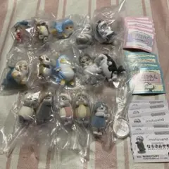 ピングー フィギュアストラップ 6個コンプリートセット 希少 