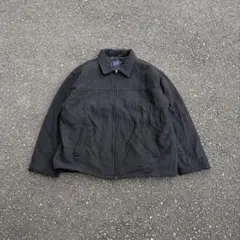 00s OLD GAP スイングトップ ドリズラージャケット 古着 ブラックXL