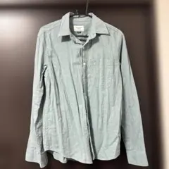 American Eagle コットンリネンシャツ ライトグリーン XSのサムネイル
