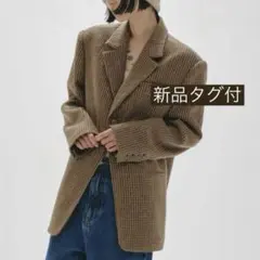 新品タグ付 TODAYFUL トゥデイフル★Wool check jacket