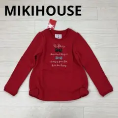 MIKIHOUSE キッズ スウェット トレーナー リボン レッド 130のサムネイル
