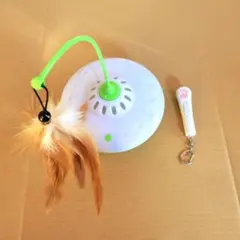 USB充電式自動猫おもちゃ レーザーポインターセットのサムネイル
