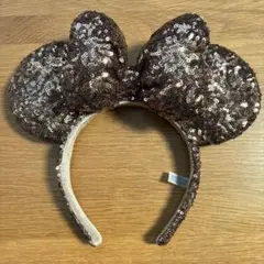 ミニーマウス風スパンコールカチューシャ