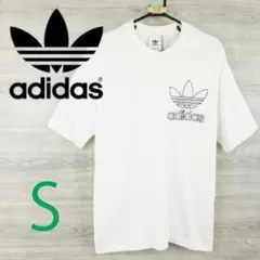 adidas アディダスオリジナルス＜刺繍ロゴ デカロゴ Tシャツ＞M0338cのサムネイル