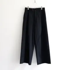 名作 stein ST.797 エクストラワイドトラウザーズ 黒 S ウールのサムネイル