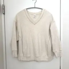 【美品】coen Vネック スウェットトレーナー