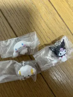 サンリオキャラクターズめじるしアクセサリー　シナモン　クロミ　こぎみゅん