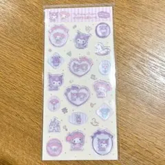 すりガラス風シール　サンリオ　マイメロ　クロミ