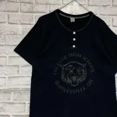 USA製90sヴィンテージTシャツ！シングルステッチ　ブラック半袖古着M717