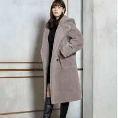 Herlipto 新品タグ付き Fleur Shearling Boa Coat