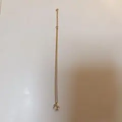 Christian Dior CD ネックレス ゴールドメッキ ラインストーン