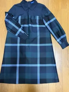 ブルーレーベル・クレストブリッジ　チェック柄ワンピース