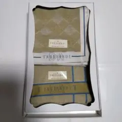 トラサルディ　TRUSSARDI メンズ　ハンカチ 2枚