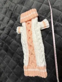 小型犬　セーター　袖付き　手編み