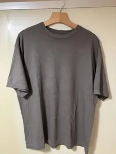 SUPPLY Cotton Hemp Tee Gray Beige