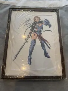 クイーンズブレイド 直筆サイン入り額装複製原画 トモエ - メルカリ