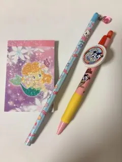 ディズニーシー　シャープペン　アリエル　メモ帳