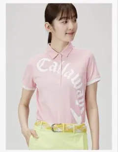 Callaway ピンク ポロシャツ Lサイズ