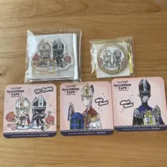 第五人格　スイパラ　ハロウィン 白黒無常 コースター　バッジ 5点セット