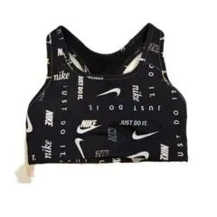 美品！！Nike スポーツブラ 黒 ロゴプリント