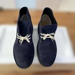 Clarks デザートブーツ 青紫 スエード