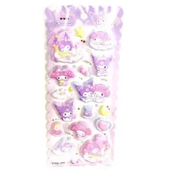 マイメロディ　クロミ　もちもちマシュマロ　シール
