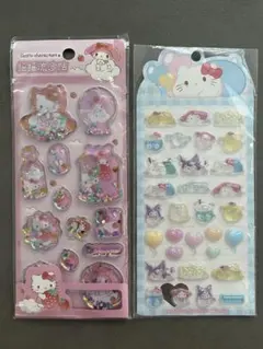 ◼︎新品◼︎サンリオ◼︎ウォーターシール◼︎硬いシール◼︎2シートセット◼︎