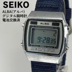 SEIKO セイコー アルバ 74年製デジタル時計 電池交換済 シルバーウェーブ