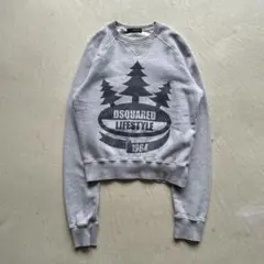 00s dsquared2 life style grey sweat グレー