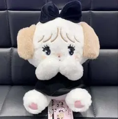 mikko BLACK RIBBON BIGぬいぐるみ スフレ