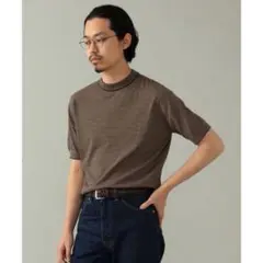 JOHN SMEDLEY BEAMS F 別注 マイクロボーダー 半袖ニット M - メルカリ