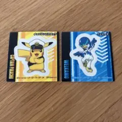 明治 ポケモンゲットカード 2枚セット ピカチュウ ワニノコ T*U様 【激レア絶版品】明治 ポケモンゲットカード 2枚セット