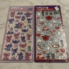 ディズニー ベイマックス スティッチ ボンボンドロップシール 正規品 2枚