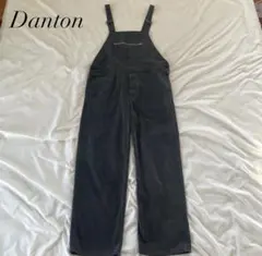 【極美品】Danton デニム オーバーオール サロペット　ブラック　36のサムネイル