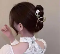 【限定】おしゃれ達人⭐︎上品ヘアクリップ　バンスクリップ　バナナクリップ　バレッタ