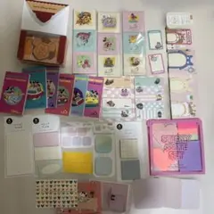 ディズニー ジブリ メモ帳 付箋セット