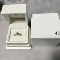 4℃ SILVER 2連ブルーストーンリング #8