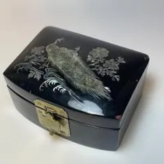 韓国 螺鈿細工 ジュエリーボックス 伝統工芸 ミラー付 アクセサリー