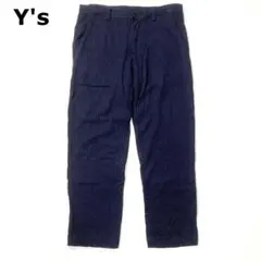 Y's ワイズ ヨウジヤマモト パンツ ネイビー 2のサムネイル