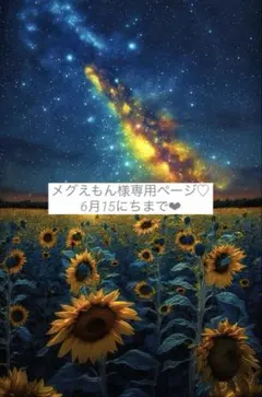 メグえもん様専用ページ♡
