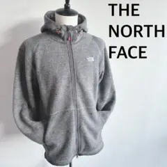 ノースフェイスジップアップパーカーグレーメンズXLサイズ相当内側ボア生地